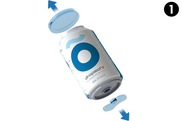Dropson Portable Water Filter Can - Aquaclear.ie