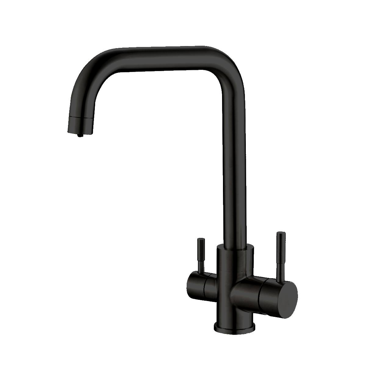Triflow Filter Tap Black Square - Aquaclear.ie